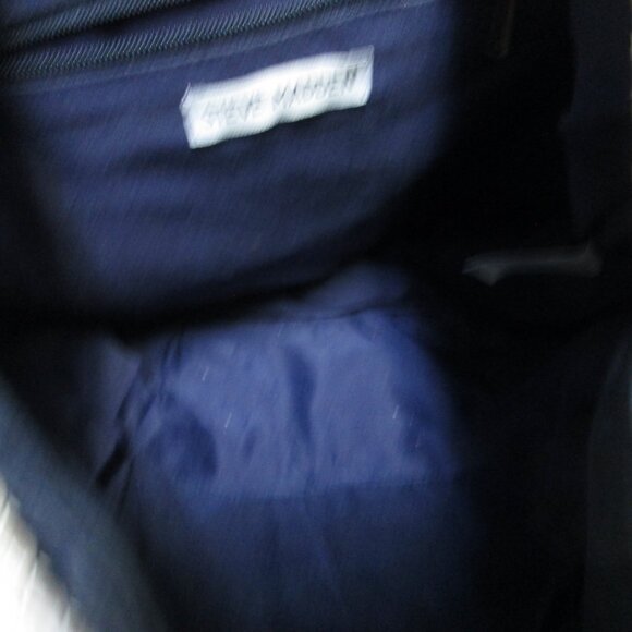 Steve Madden crochet shoulder backpack purse satchel Studded convertible large - Picture 10 of 11